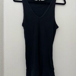 James Perse Classic Black Tank Top